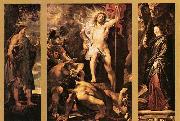 RUBENS, Pieter Pauwel The Resurrection of Christ oil on canvas